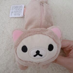 Korilakkuma Plush Pencil Case NWT